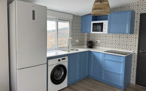cocina azul